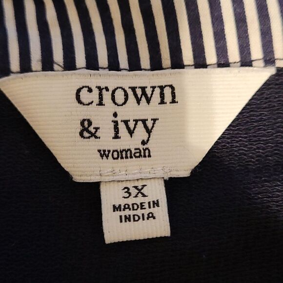 Crown & Ivy nautica theme peplem top - Picture 5 of 6